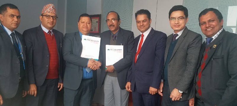 गण्डकी बिकास बैंक र सानीमा लाइफ इन्स्योरेन्सबीच बैंकास्योरेन्स सम्झौता 