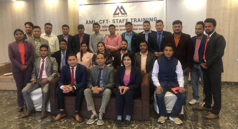 कोहलपुरमा महालक्ष्मी लाइफ इन्स्योरेन्सकाे सम्पत्ति शुद्धीकरण तालिम 