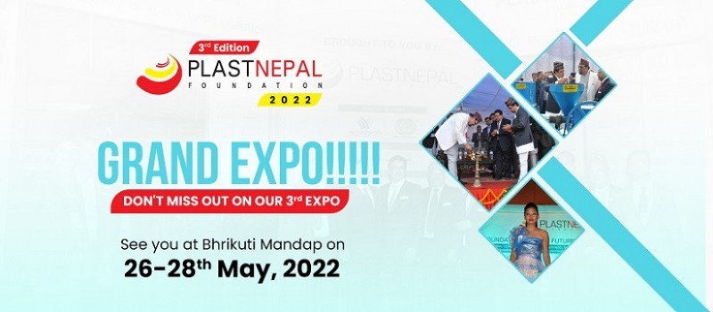 भृकुटीमण्डपमा बिहीबारबाट ‘प्लास्ट नेपाल २०२२’ प्रदर्शनी सुरु हुँदैछ