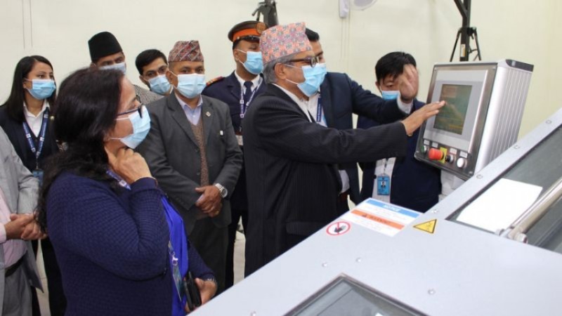 काम नलाग्ने नोट नष्ट गर्न पोखरामा बिएसबिएस मेसिन