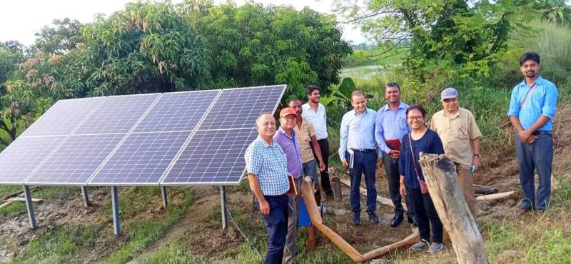 मेरो माइक्रोफाइनान्सद्वारा सौर्य बोरिङ जडान गर्न सहुलियत कर्जा प्रवाह