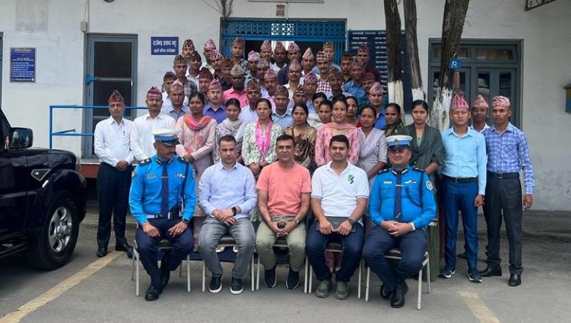 कामना सेवा विकास बैंकद्वारा काठमाडौं उपत्यका ट्राफिक प्रहरी कार्यालयमा वित्तीय साक्षरता