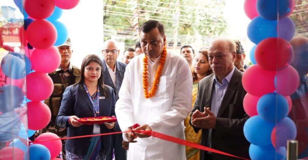 राष्ट्रिय वाणिज्य बैंक शाखा कार्यालय लहानको नवनिर्मित भवनको उद्घाटन