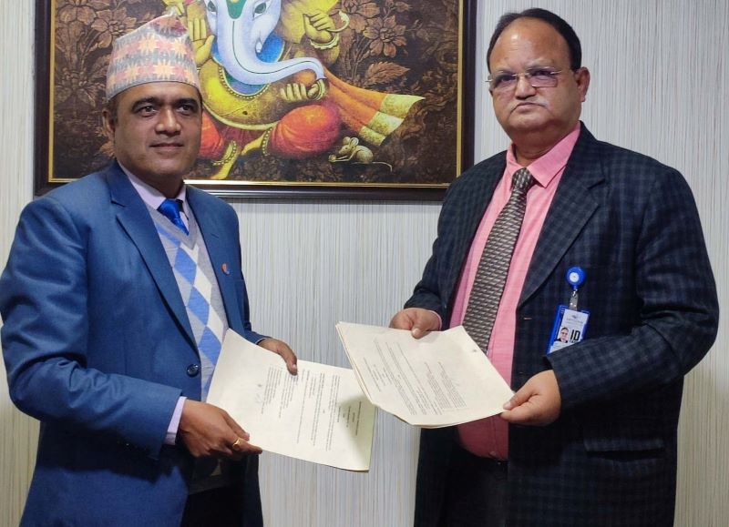 लुम्बिनी विकास बैंक लि. र बयोधा अस्पतालबीच सम्झौता