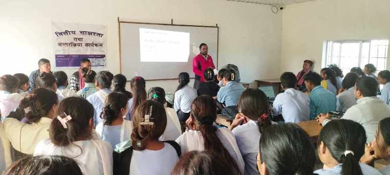 लघुवित्त कर्मचारी मञ्च देउखुरी दाङद्वारा वित्तीय साक्षरता कार्यक्रम सम्पन्न