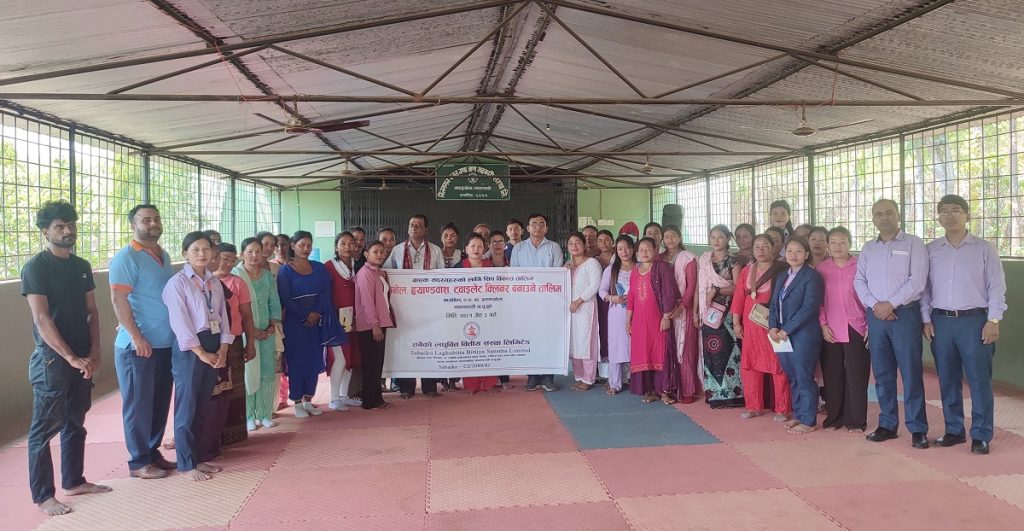 सबैको लघुवित्तले दियो फिनेल, ह्याण्डवाश, ट्वाइलेट क्लिनर बनाउने तालिम