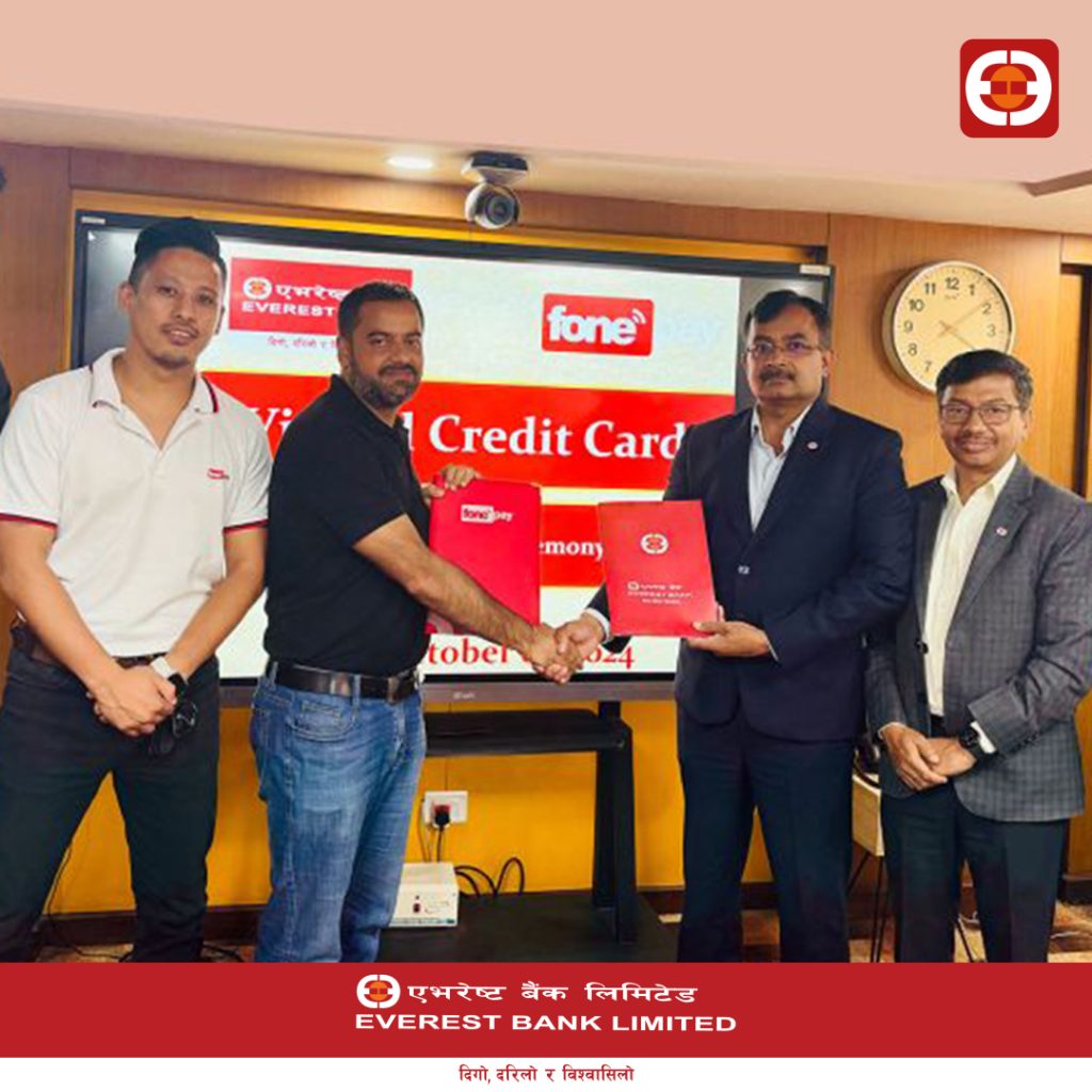 एभरेष्ट बैंकले ल्यायो इबिएल भर्चुअल क्रेडिट कार्ड, डिजिटल भुक्तानी अझै सहज हुने