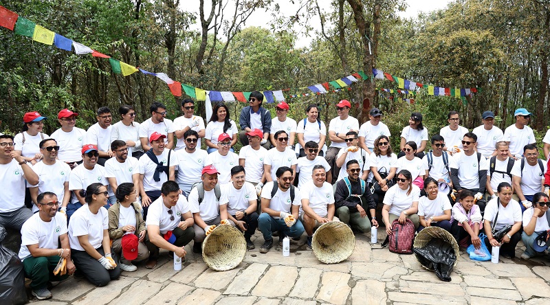 ग्लोबल आइएमई बैंकद्वारा वातावरण संरक्षणमा योगदान, फोहोर संकलन अभियान सञ्चालन