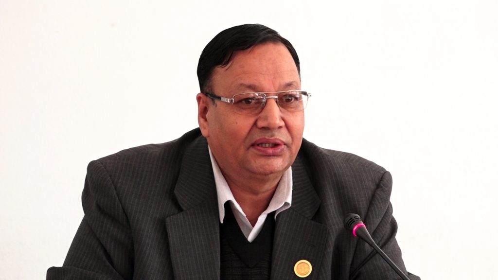 बैंकिङ प्रणालीकाे कुल कर्जाको ४५ प्रतिशत केही व्यक्तिको नियन्त्रणमा : देवेन्द्र पौडेल