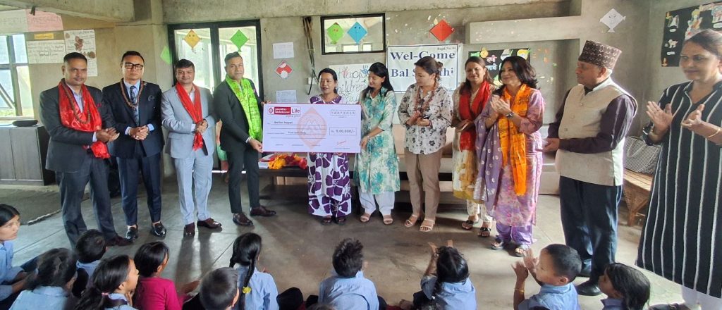 प्रभु महालक्ष्मी लाइफ इन्स्योरेन्सको बेटर नेपाल संस्थालाई ५ लाख रुपैयाँ सहयोग