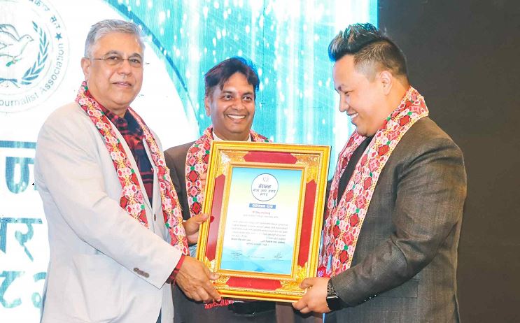 युवा फिन्टेक विशेषज्ञ विष्णु महर्जन ‘नोजा अनर अवार्ड’बाट सम्मानित