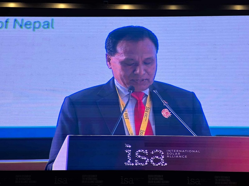 नेपालमा स्वच्छ ऊर्जा र अन्तर्राष्ट्रिय लगानीको आह्वान