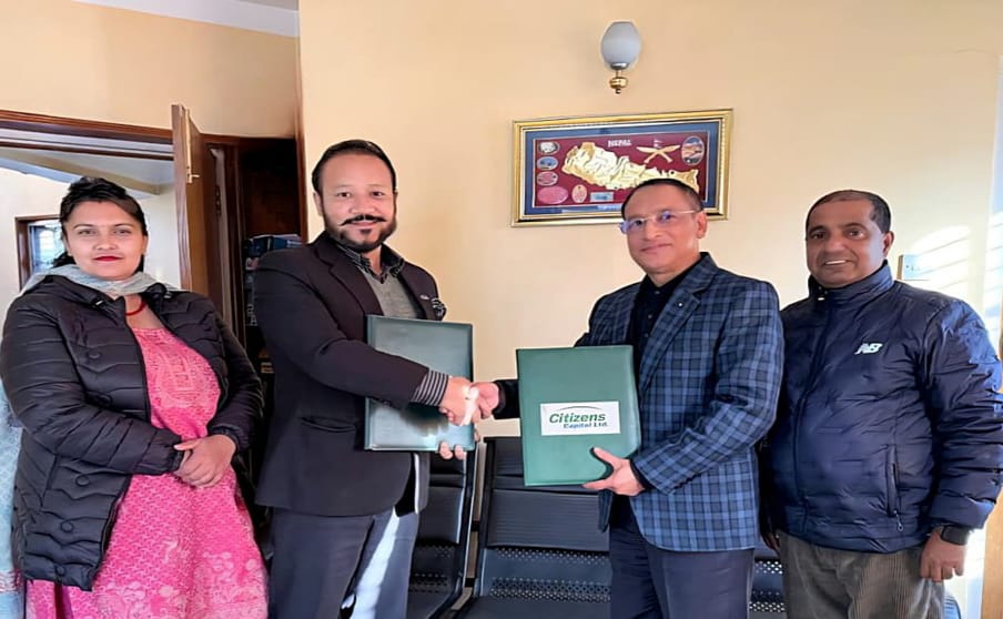 सिटिजन्स क्यापिटल लिमिटेड र पशुपति भेन्चर लिमिटेड बीच सम्झौता !