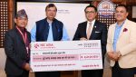 बाढीपीडितलाई एनआईसी एशिया बैंकको दुई करोड २१ लाख सहयोग, ४० लाख बराबरको राहत सामग्री वितरण