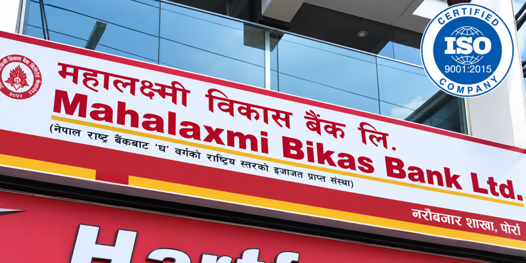 महालक्ष्मी विकास बैंक लगातार तेस्रो पटक ISO प्रमाणित