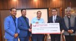 भोटेकोशी बाढीपीडितका लागि मञ्जुश्री फाइनान्सको ३० लाख सहयोग
