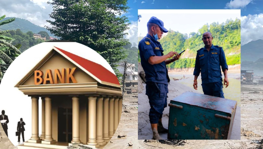 विपत्तिको चपेटामा बैंकिङ क्षेत्र : ५५ करोडको सम्पत्ति नष्ट, १८ करोड नगद बेपत्ता