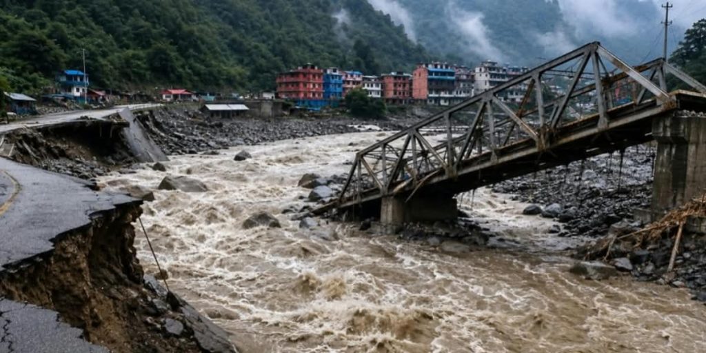 रसुवा बाढीको आर्थिक झट्का : नेपालको वृद्धिदर ३.७% मा सीमित हुने