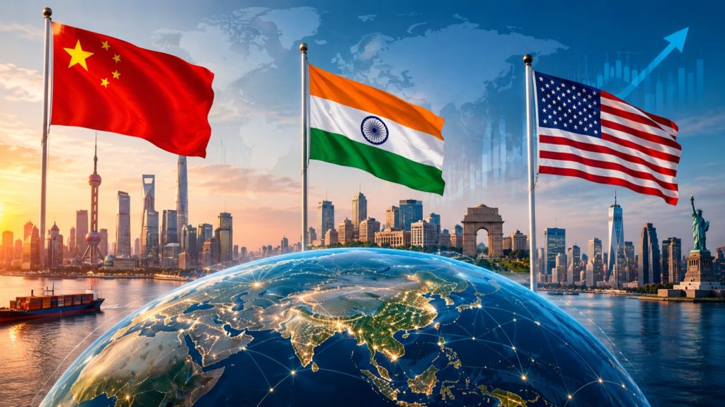 विश्व अर्थतन्त्रको नेतृत्व एसियातर्फ, चीन पहिलो र भारत दोस्रो बन्ने प्रक्षेपण